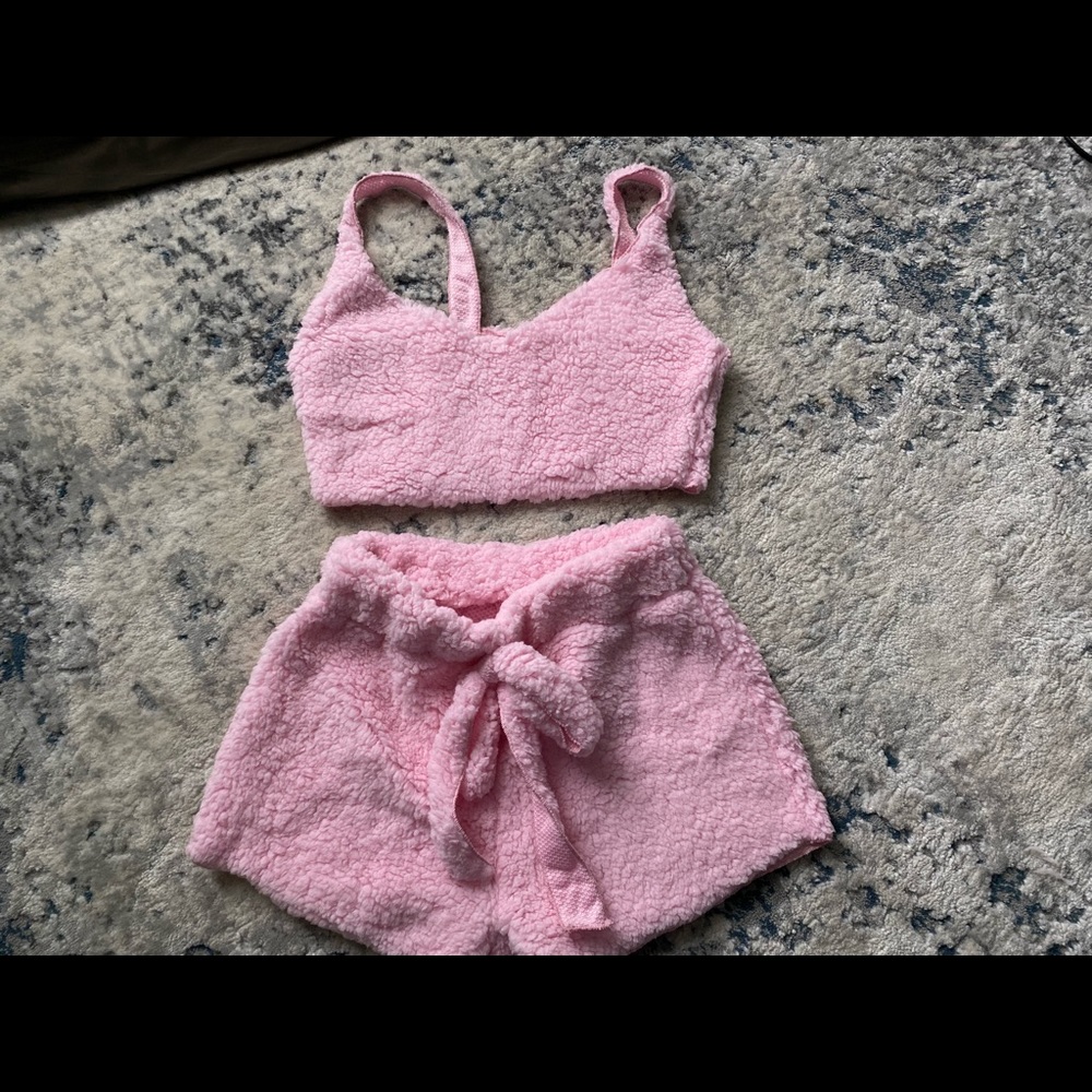 Pink sleep wear set S/M